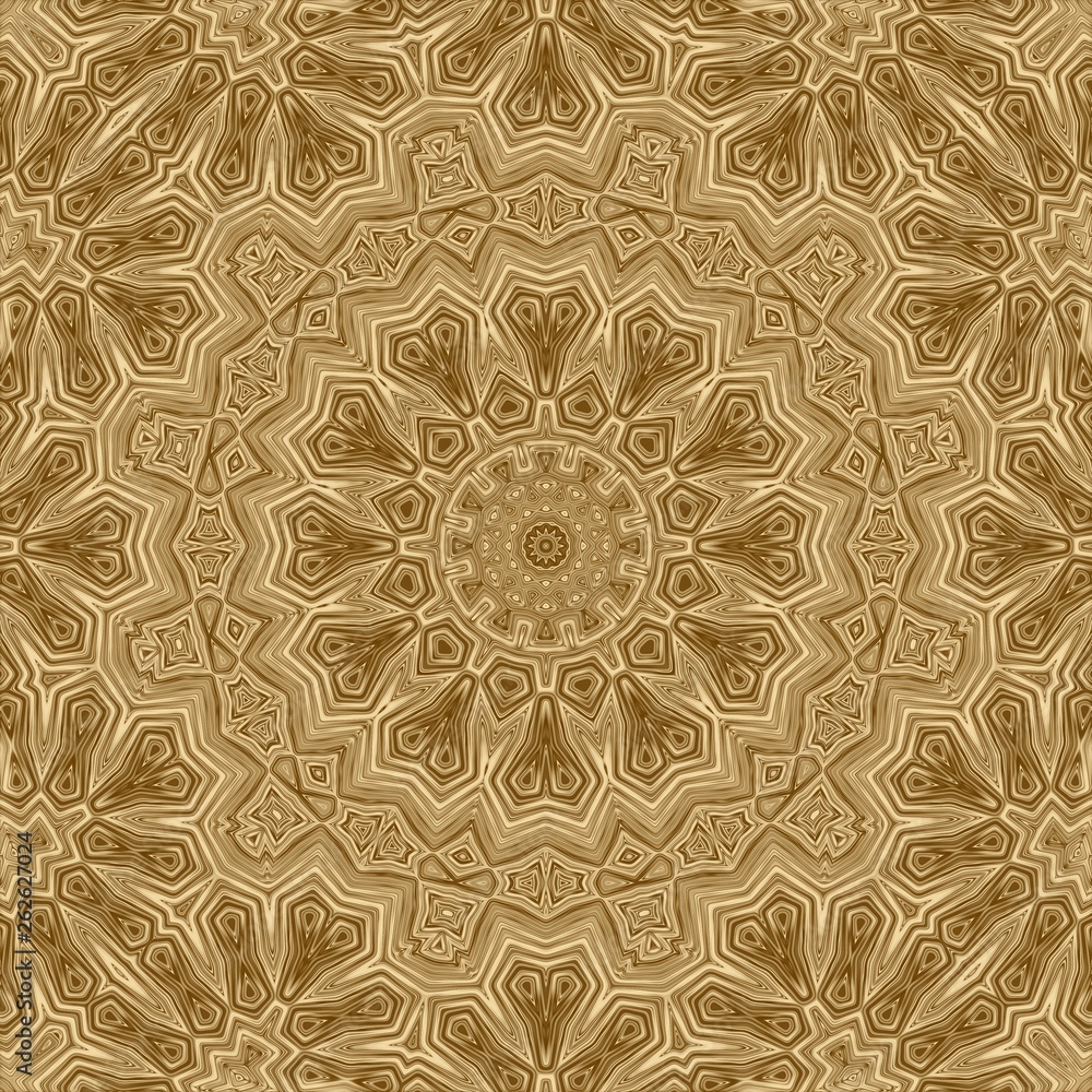 Gold symmetry pattern and geometric golden design, print wallpaper. Gold symmetry pattern and geometric golden design, print wallpaper.