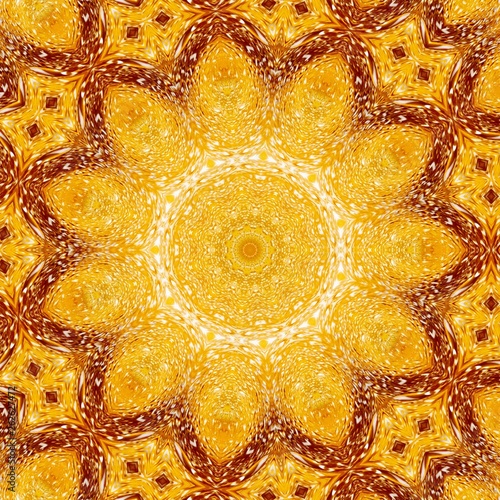 pattern yellow geometric ka...