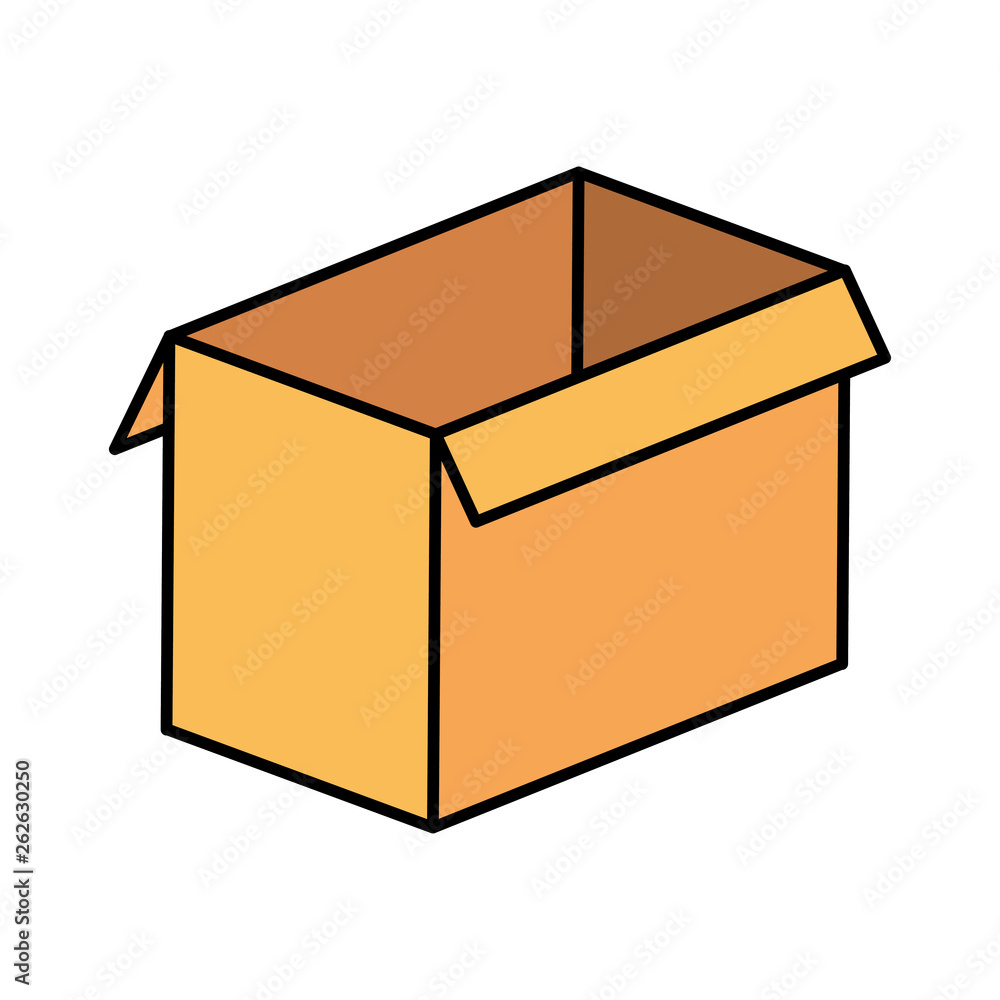 box carton isolated icon box carton isolated icon