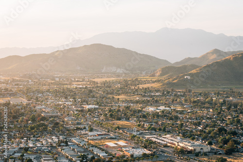 View from Mount Rubidoux in Riverside, California photo