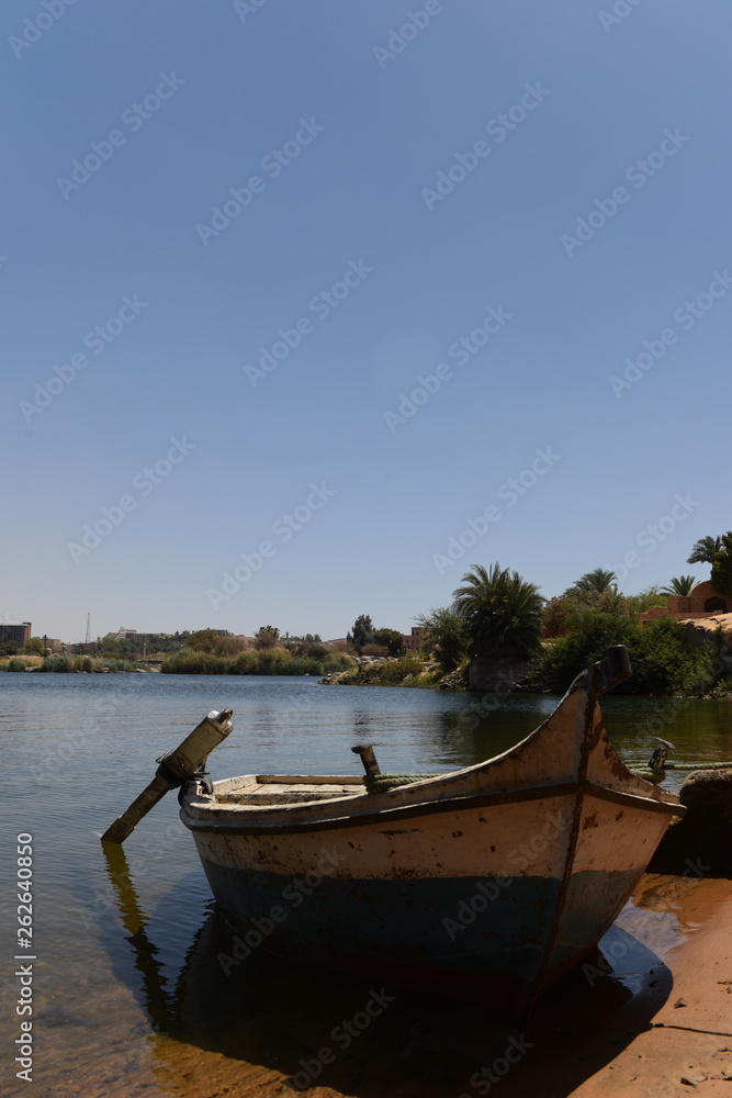 boat on the river