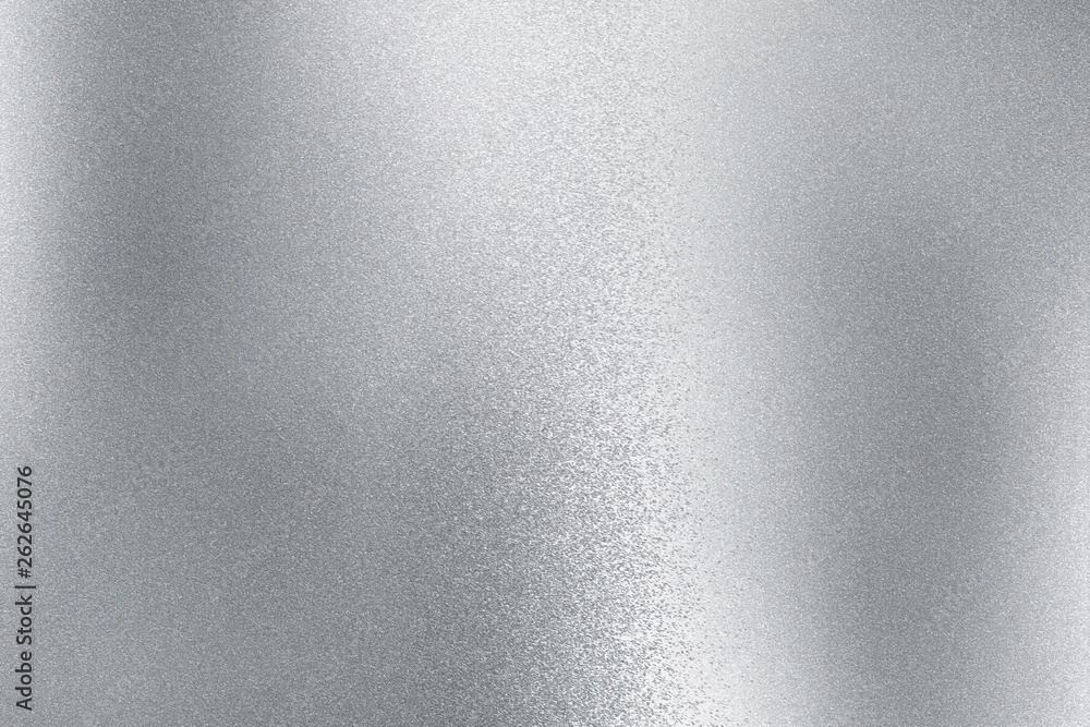 Shiny Silver Metal Sheet Abstract Texture Background Stock Photo 