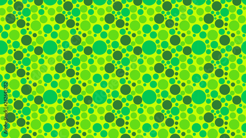 Green Scattered Dots Pattern