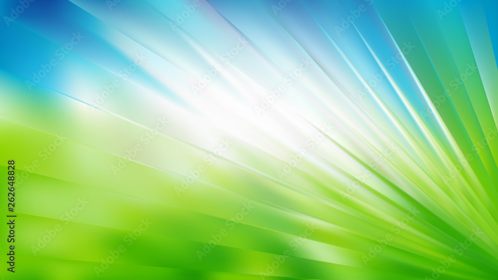 Abstract Blue and Green Diagonal Lines Background Illustration Stock