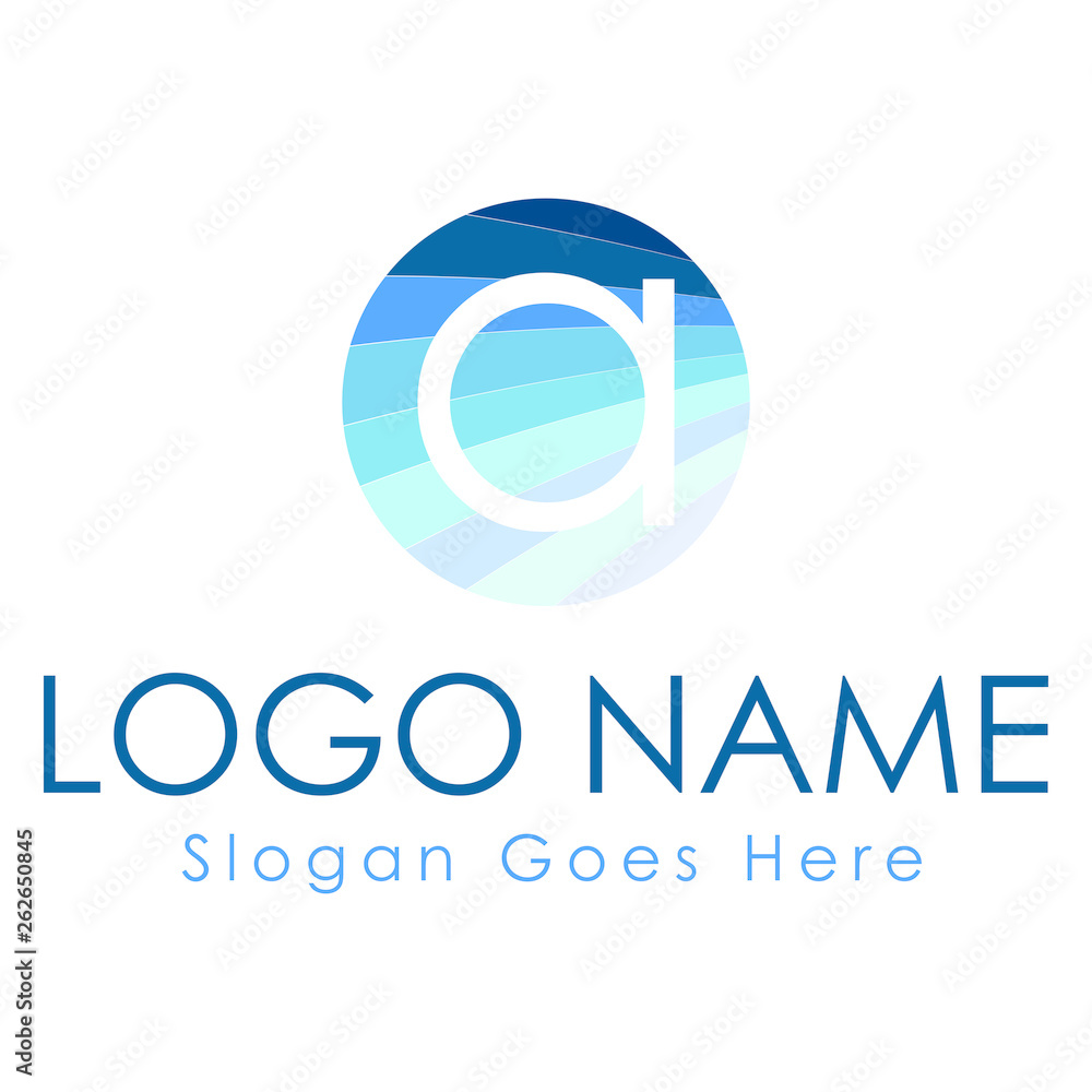 A Letter With Circle Logo, This is high resolution vector artwork. print ready vector design and ready to use his logo anywhere print and website.