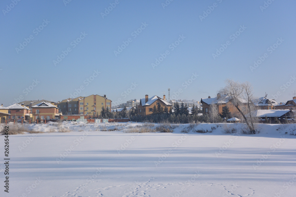 Siberian town Omsk, Siberian region, Russia