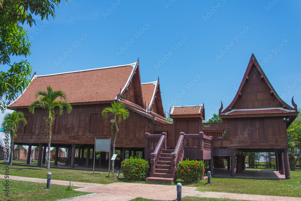 Old palace , Phatthalung Thailand : Old palace is the Phatthalung governors Residence for more than one hundred years ago. Old palace , Phatthalung Thailand : Old palace is the Phatthalung governors Residence for more than one hundred years ago.