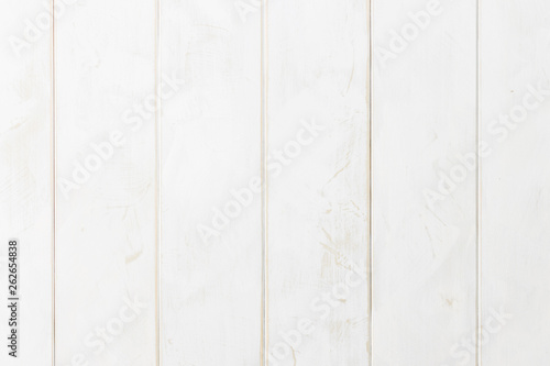 白い木の板の背景素材 White wooden board background