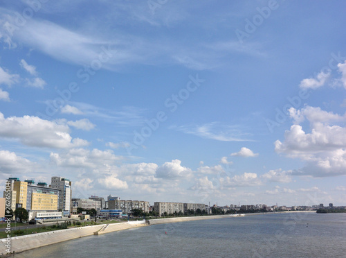 Wallpaper Mural View of Irtysh River divides the city into two parts Omsk Torontodigital.ca