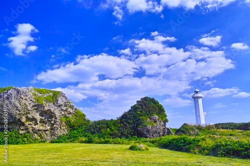 宮古島。東平安名崎の風景