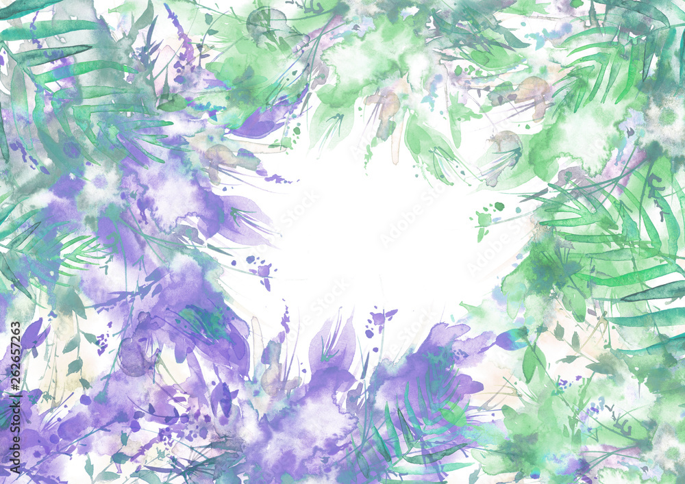 custom made wallpaper toronto digitalWatercolor bouquet of flowers, Beautiful abstract splash of paint, fashion illustration. Orchid flowers, poppy, cornflower, gladiolus, peony, rose, field or garden flowers. On a white background.