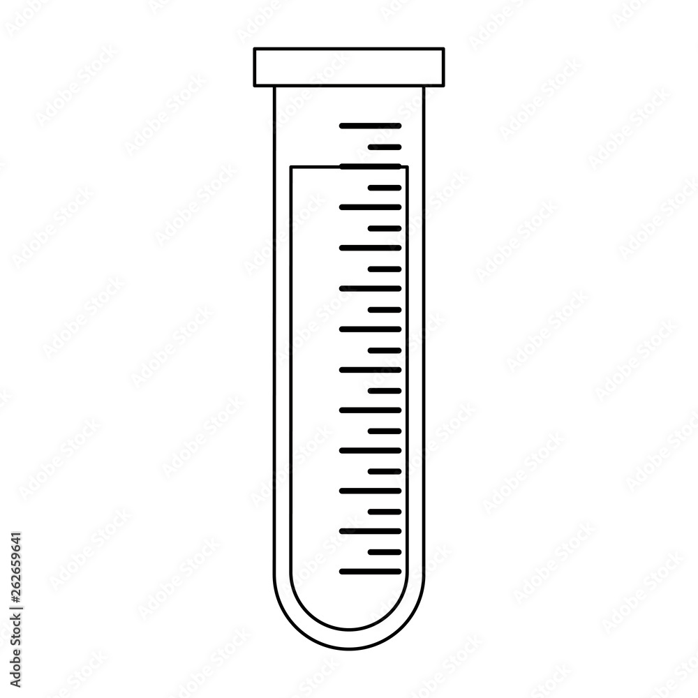 Chemistry flask symbol isolated in black and white Chemistry flask symbol isolated in black and white