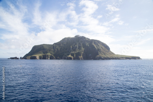 Inaccessible Island with an amazing cloud formation. Inaccessible Island Saint Helena, Ascension and Tristan da Cunha. © Grantat