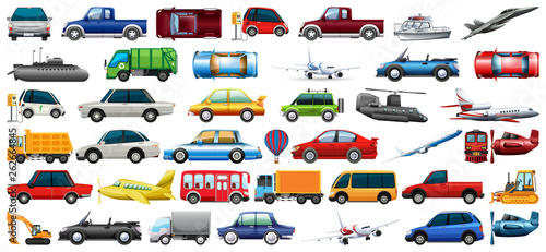 Set of transportation vehicle