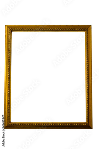 Wallpaper Mural Gold frame isolated on white background. Torontodigital.ca