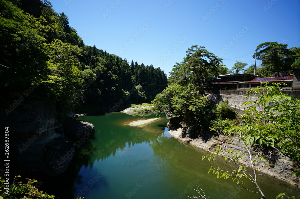 Fototapeta premium 塔のへつり