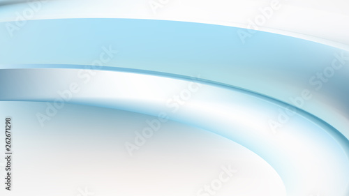 Abstract Blue and White Wavy Background Graphic