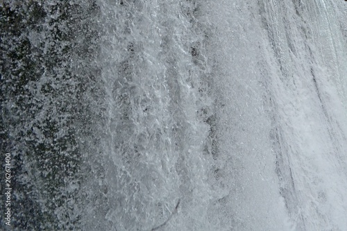 Waterfall, jets, spray of water. © Михаил Рафибеков