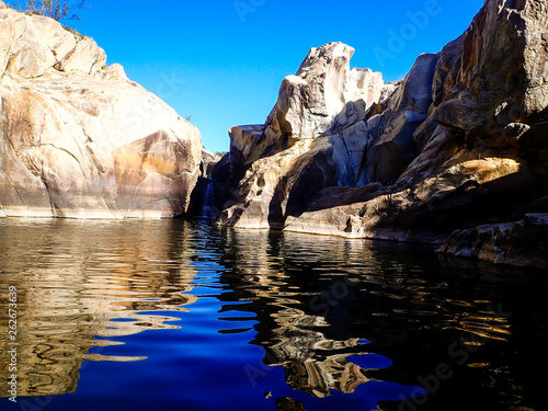rocks in water