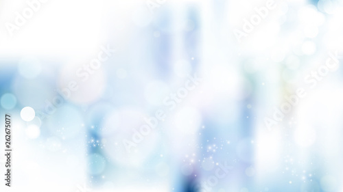 Blue and White Defocused Background