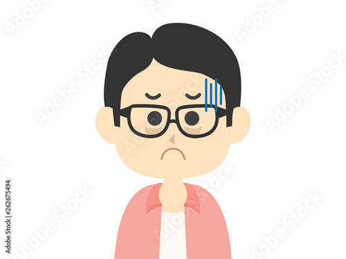 体調不良の人