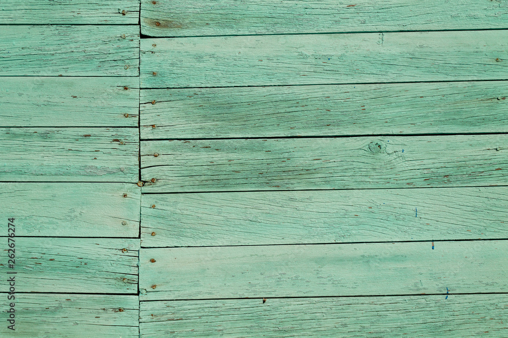 Fototapeta premium old wooden planks, shabby boards, grunge background for designers