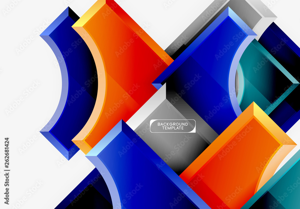 Modern geometrical abstract background Modern geometrical abstract background