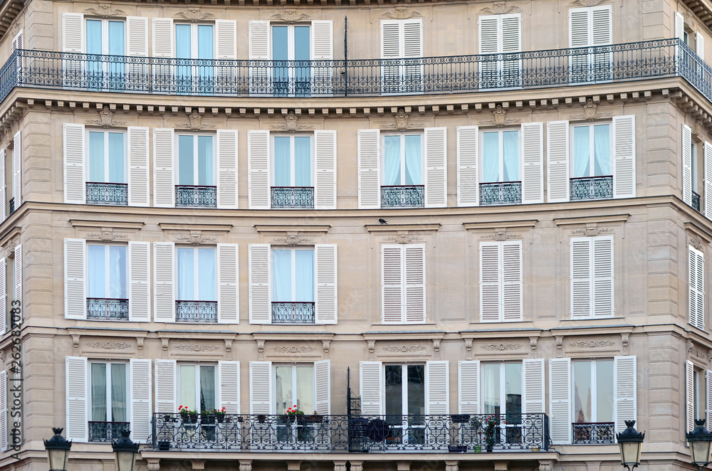 Buildings, windows, roofs of Paris Buildings, windows, roofs of Paris