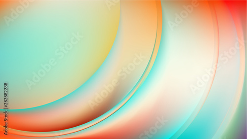 Abstract Glowing Red White and Blue Wave Background