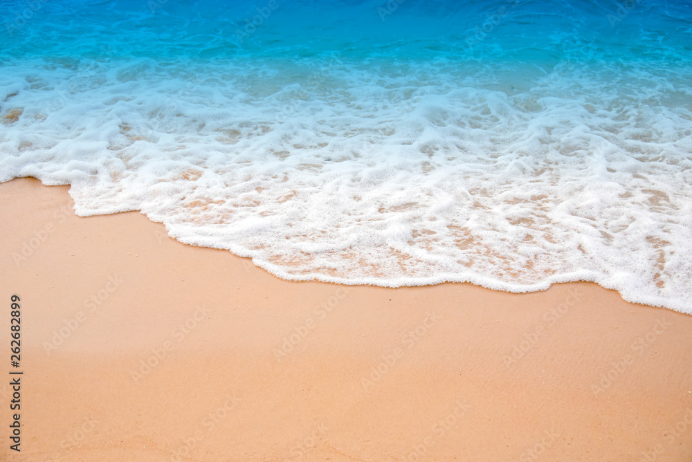 Wave & Sand beach background , holiday or relax in summer concept. Wave & Sand beach background , holiday or relax in summer concept.