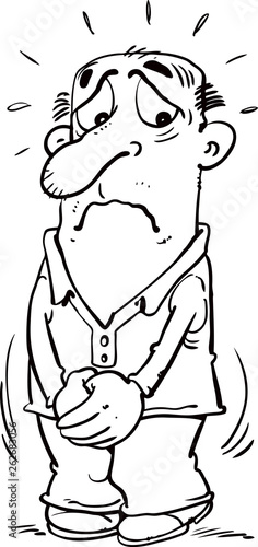 Prostate problem. Men with bladder control problem