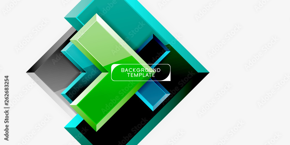 Glossy arrows geometric background Glossy arrows geometric background