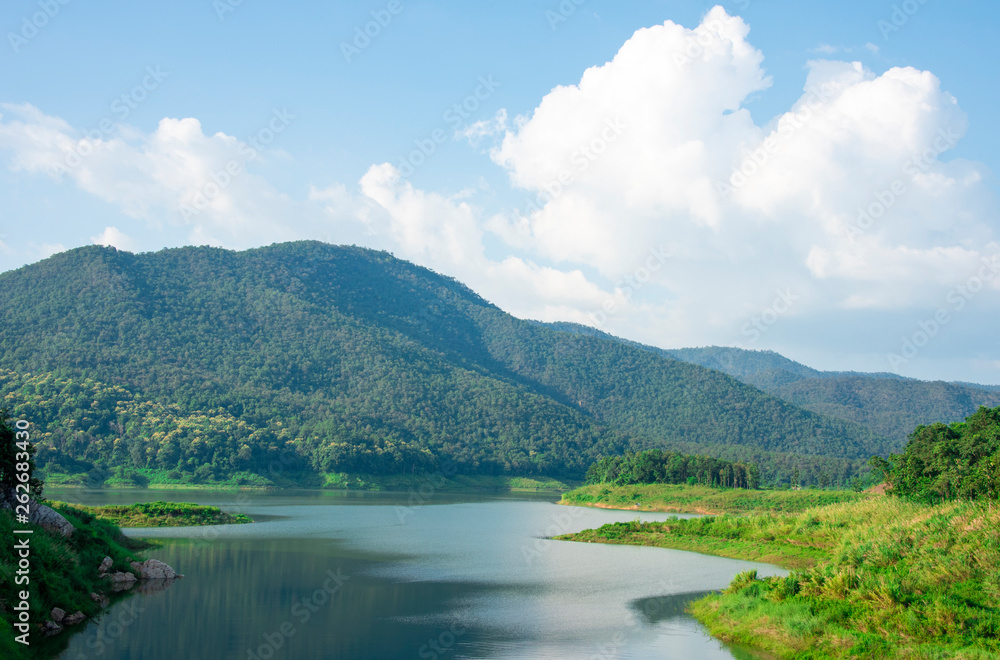 Mae Kuang dam from Chiang Mai Thailand