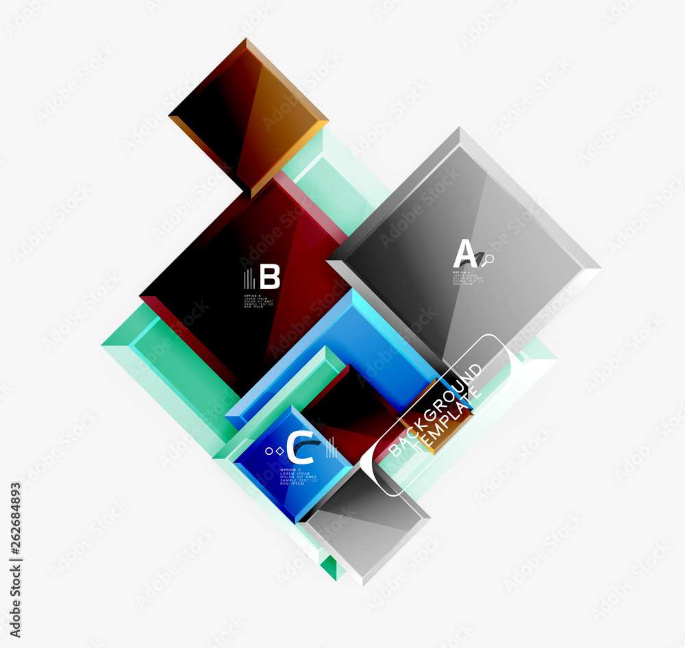 Minimal square banner abstract background Minimal square banner abstract background