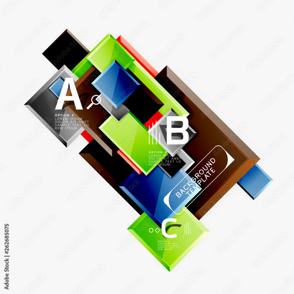 Minimal square banner abstract background Minimal square banner abstract background