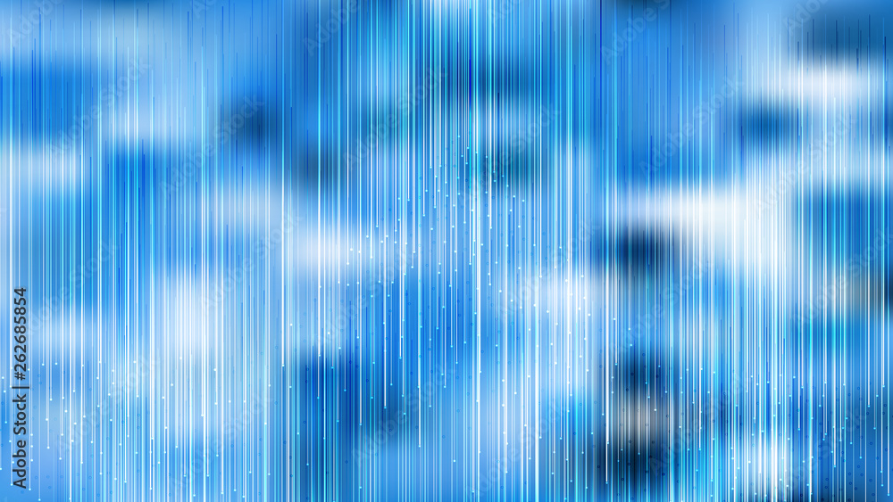 Abstract Blue Vertical Lines Background Illustrator Stock Vector