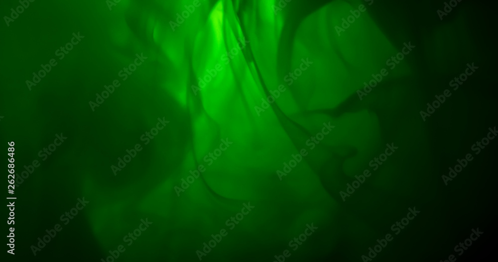 Yellow and Green Paint. Threads And Drops Mixing In Water. Ink Swirling. Yellow and Green Paint. Threads And Drops Mixing In Water. Ink Swirling.