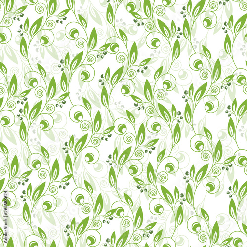 Seamless abstract Background. Seamless pattern of leaves. Spring-summer background.