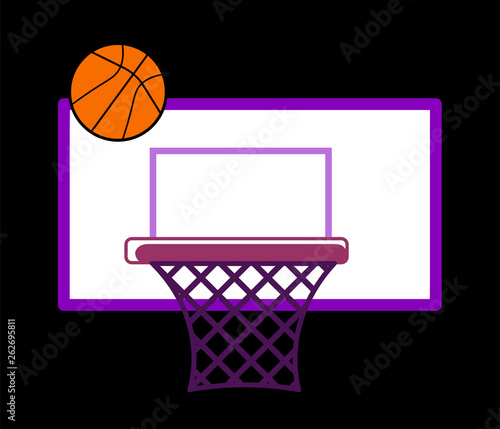 Basketball icon design, vector illustration 