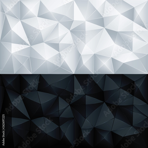 Vector Polygon Abstract Polygonal Geometric Triangle Background © Zonda