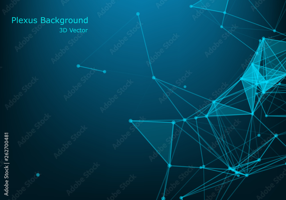 Vector Abstract science Background. Polygonal geometric design. EPS 10