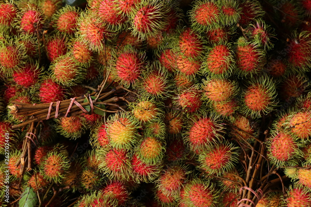 Fototapeta premium Rambutan wallpaper