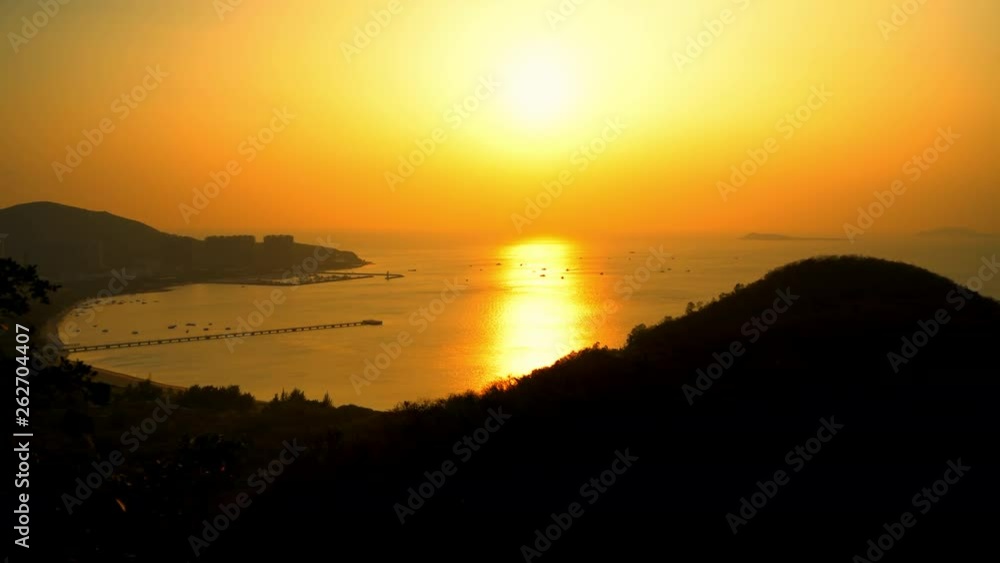 Panoramic view of calm sea waves. Seawaves on the beach in the tropics at dawn. Panoramic view of calm sea waves. Seawaves on the beach in the tropics at dawn.