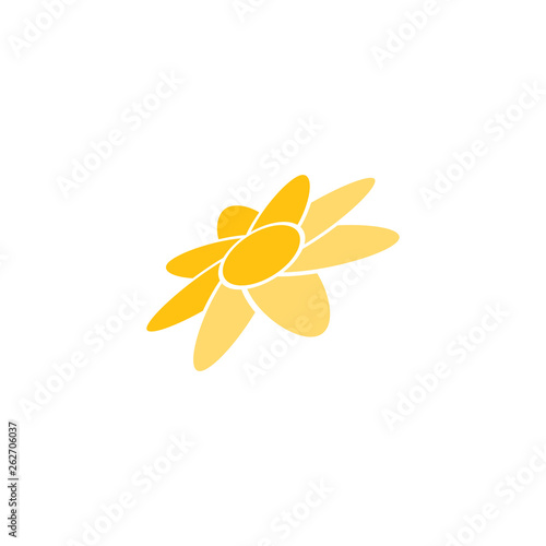 Flower graphic design template vector isolated