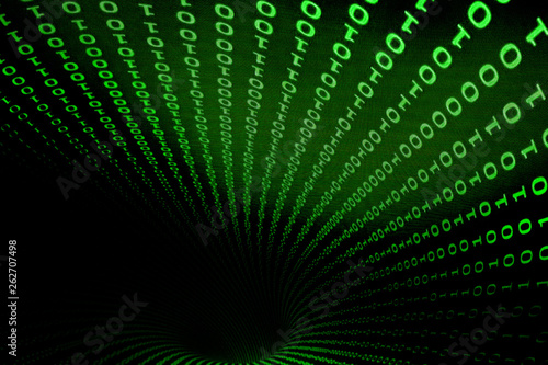 Background matrix style.Green is dominant color.code in green color.data in binary code.computer virus and hacker screen wallpaper. 