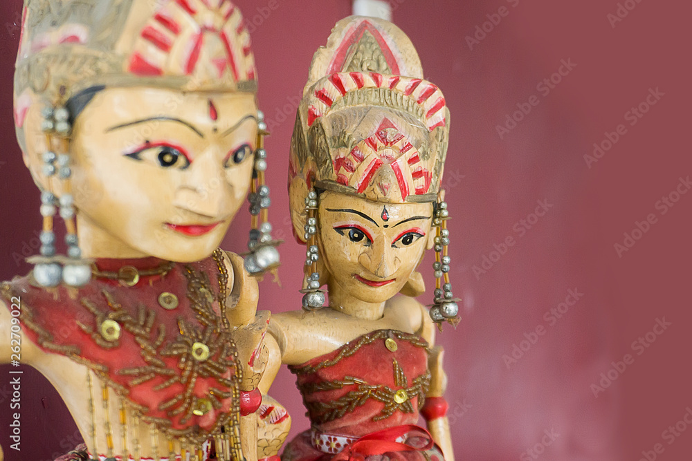 Wayang golek, trsditional Indonesian puppets