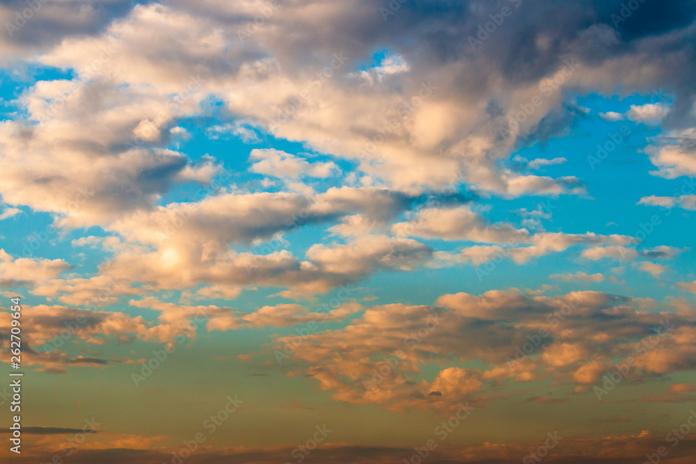 colorful dramatic sky with cloud at sunset colorful dramatic sky with cloud at sunset