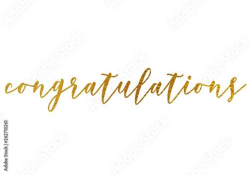 Congratulations Lettering In Gold Foil With White Background Stock イラスト Adobe Stock Congratulations Lettering In Gold Foil With White Background Stock イラスト Adobe Stock