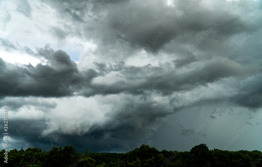 thunder storm sky Rain clouds