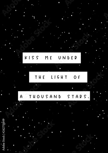 Fotografia kiss me under the light of a thousand stars lyrics romantic ed sheeran song quot